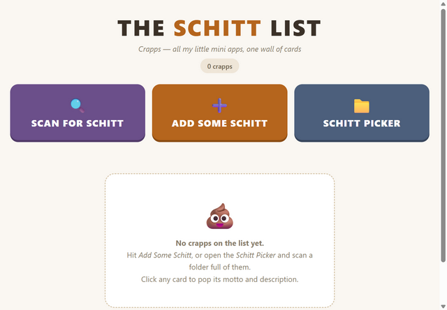 Schitt List